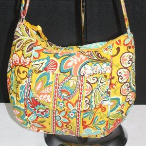 Vera Bradley Provencal Yelllow Green Crossbody